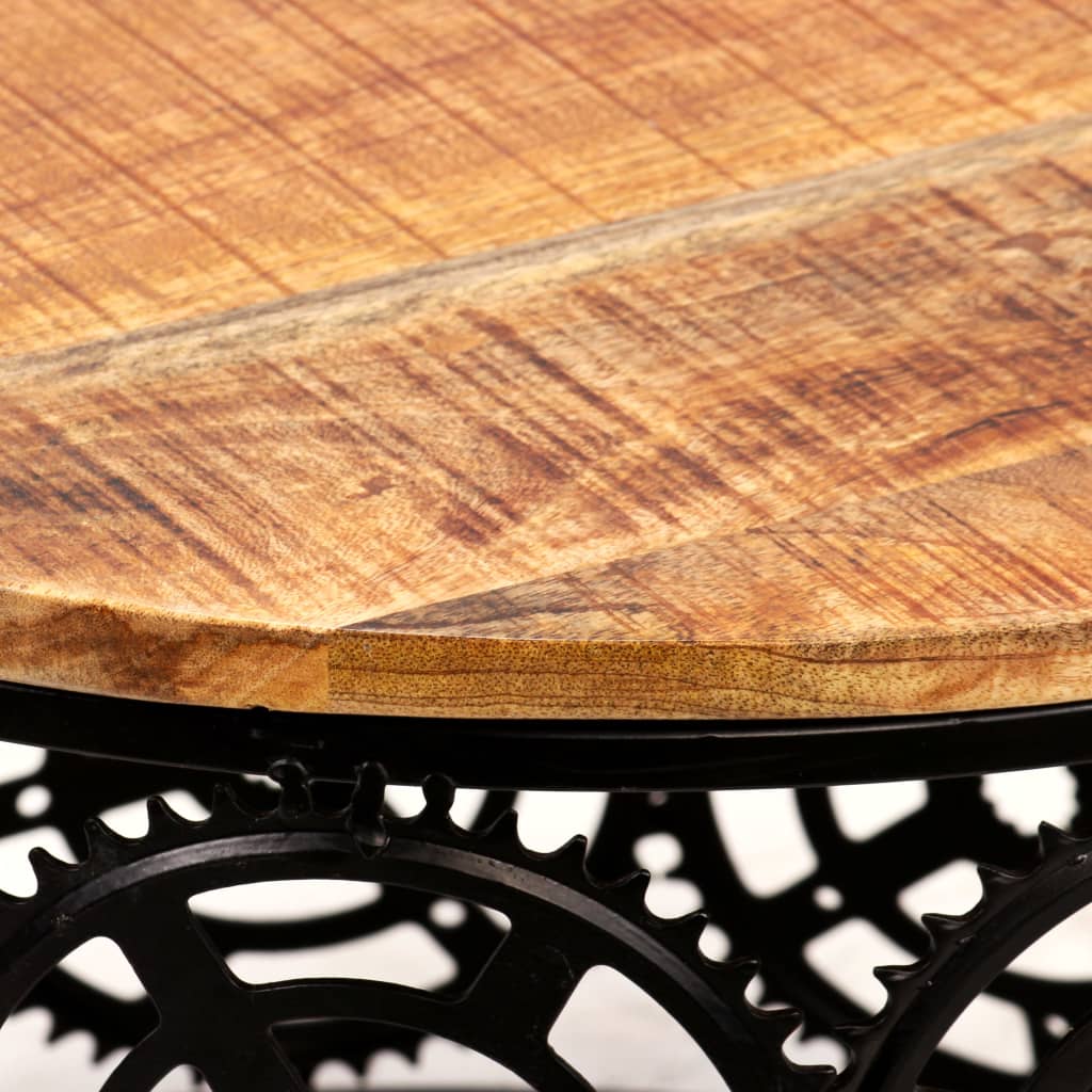Tavolino basso Legno massello di mango 60 x 40 cm