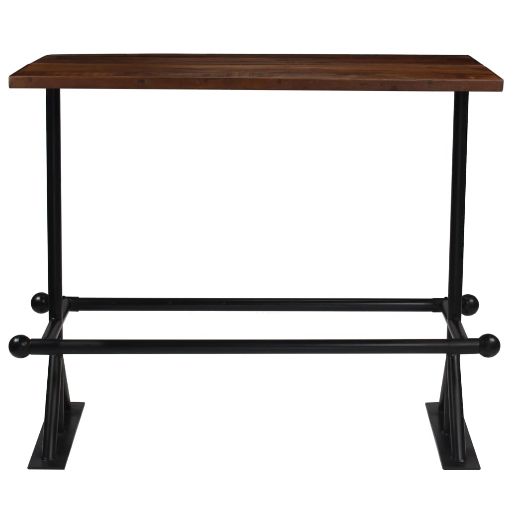 Solid Wood Wood Table of Brown recovery 150x70x107 cm