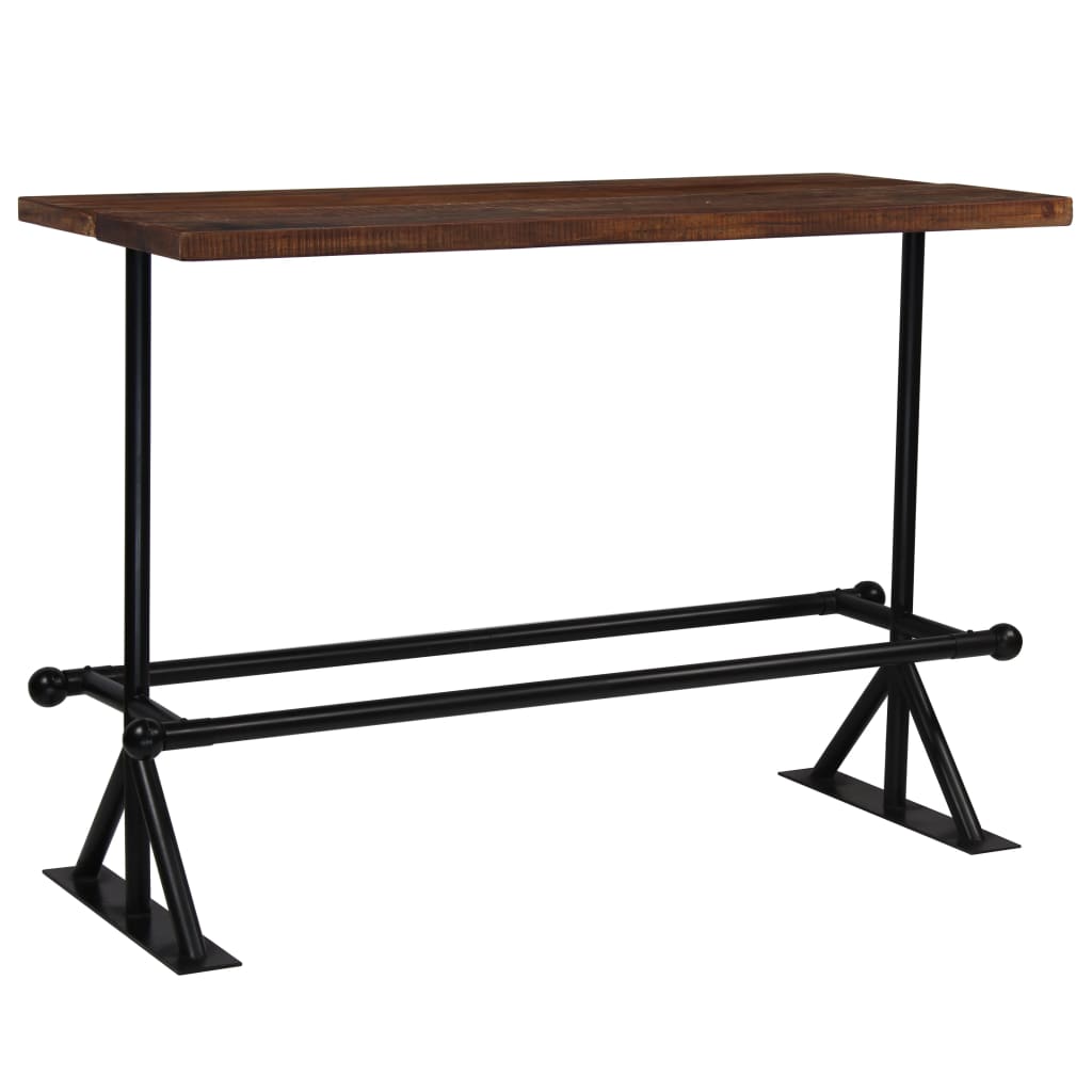 Massivholzholzholz Tisch der braunen Genesung 150x70x107 cm