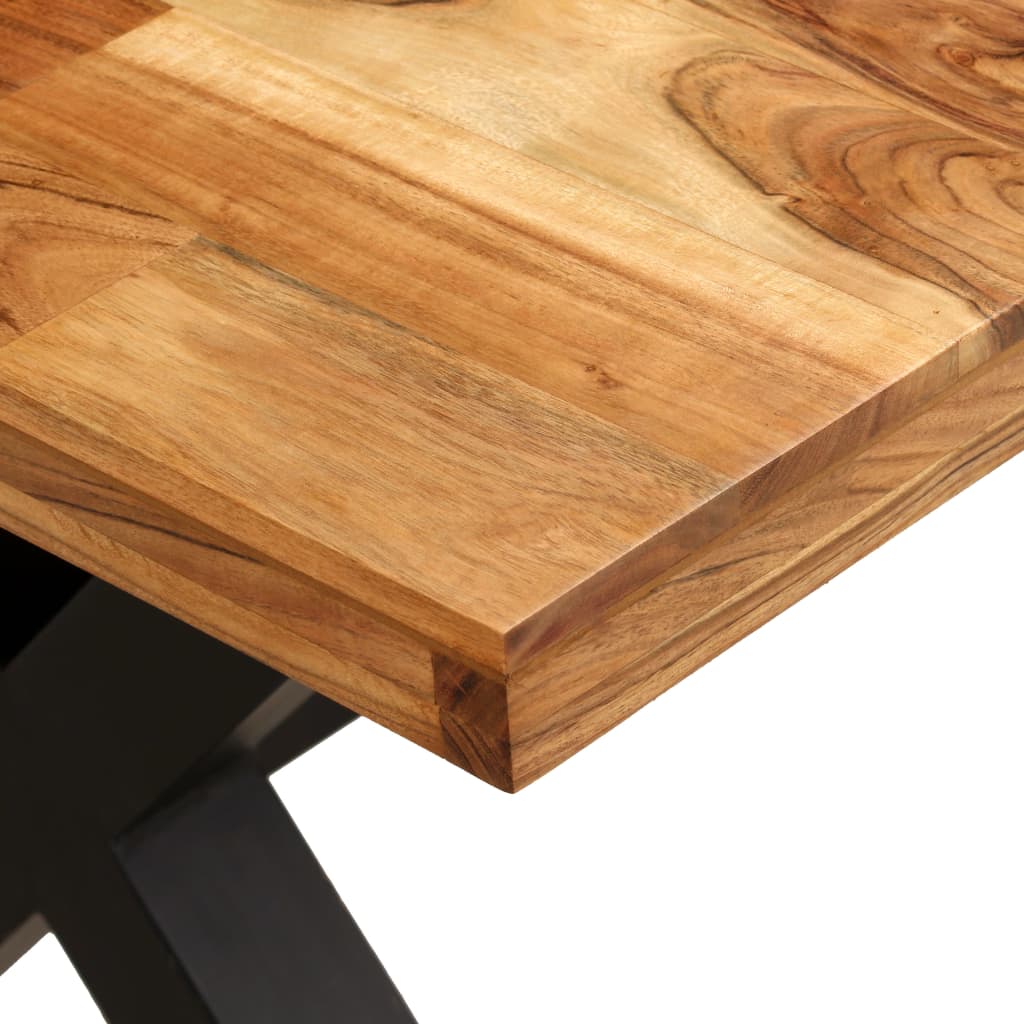 Tavolo da pranzo Legno di acacia e legno di mango 180x90x76 cm