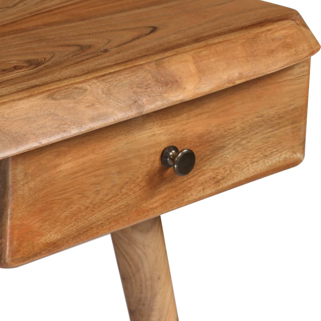 Solid acacia wood writing table 110 x 50 x 76 cm