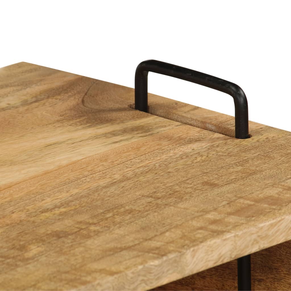 Solid mango wood coffee table 100 x 60 x 45 cm