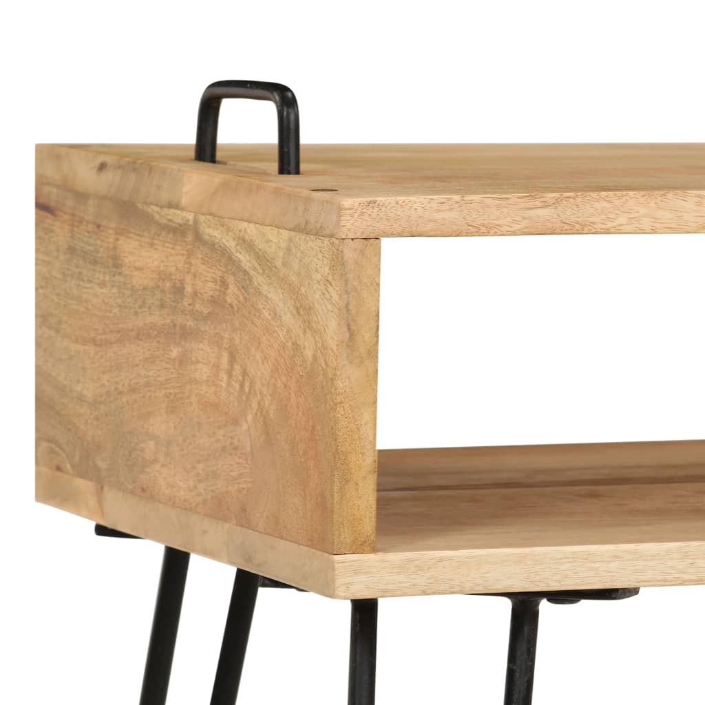 Tavolino basso Legno massello di mango 100 x 60 x 45 cm