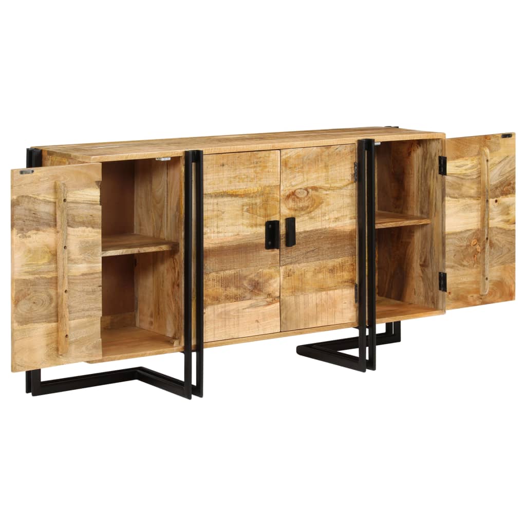 Festes Mangoholzbuffet 150 x 40 x 80 cm