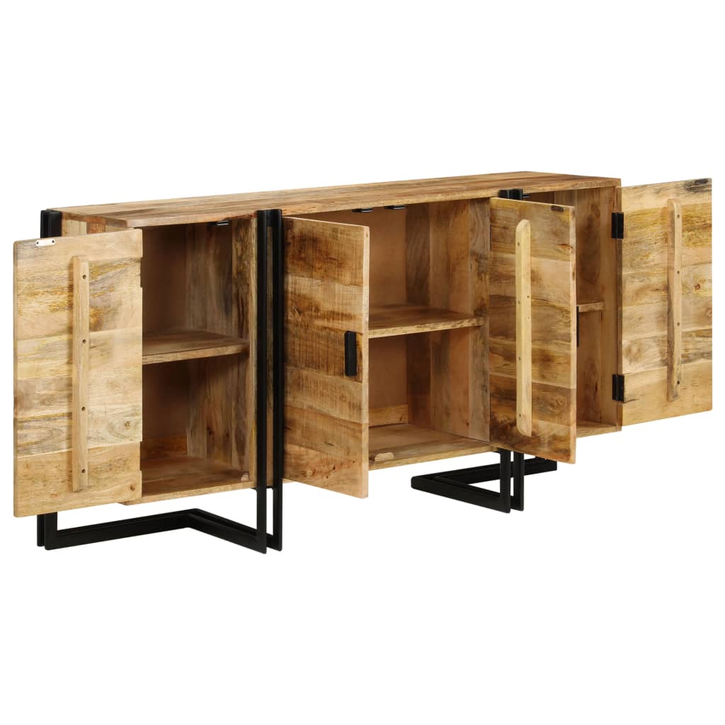 Festes Mangoholzbuffet 150 x 40 x 80 cm