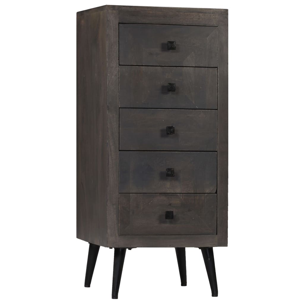 Credenza in legno massello di mango 40 x 40 x 91 cm