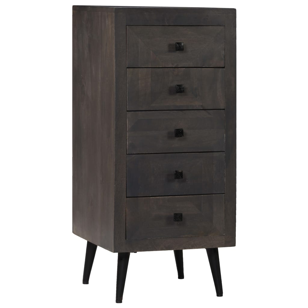 Credenza in legno massello di mango 40 x 40 x 91 cm