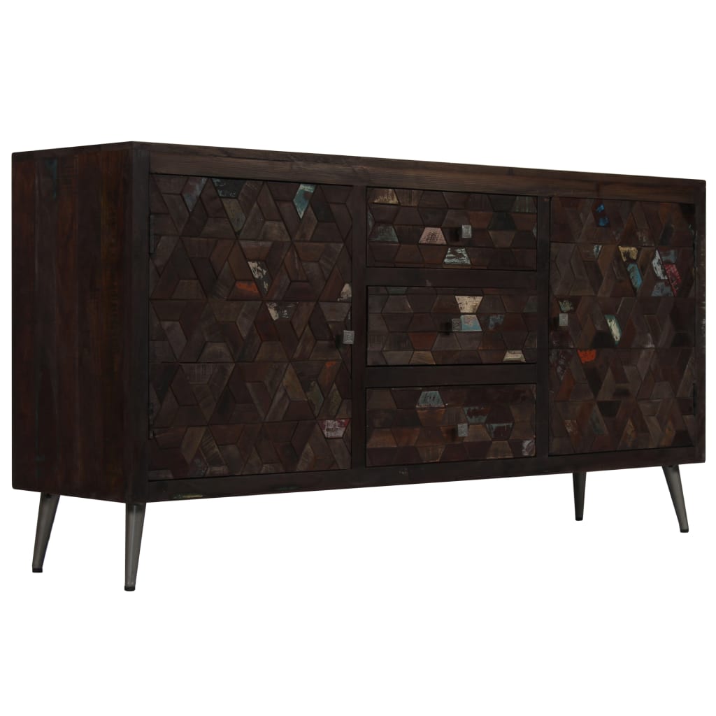 Credenza in legno massello di recupero 160 x 40 x 80 cm