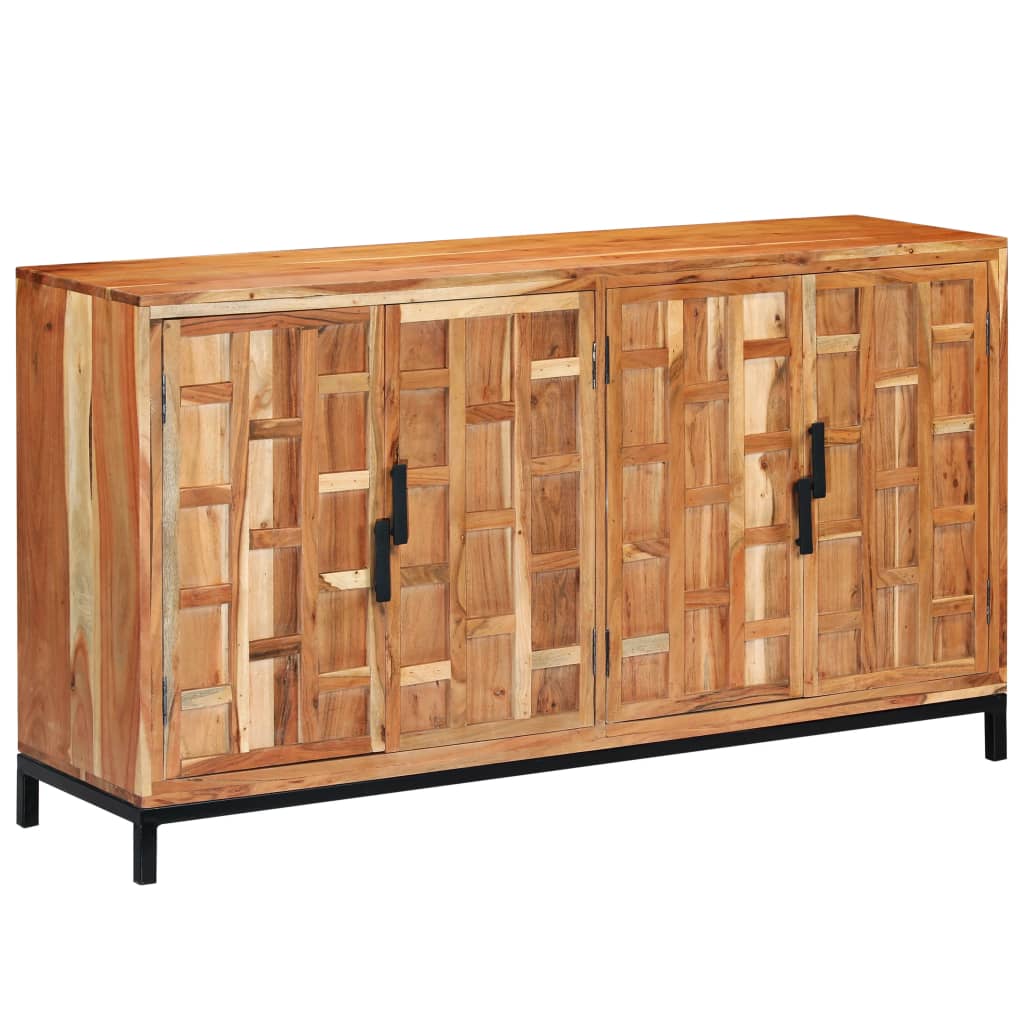 Buffet Bois d'acacia massif 145 x 40 x 80 cm