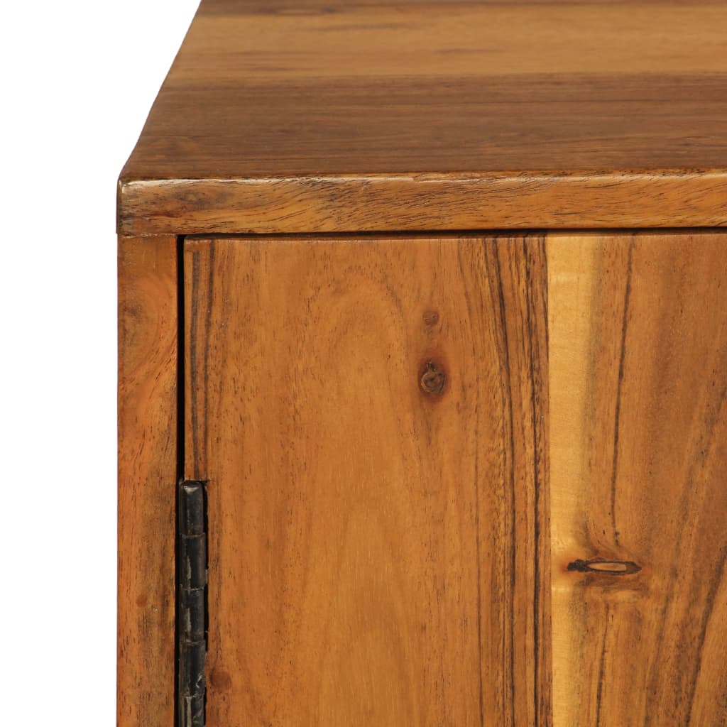 Credenza marrone 110x30x70 cm Legno massello di acacia