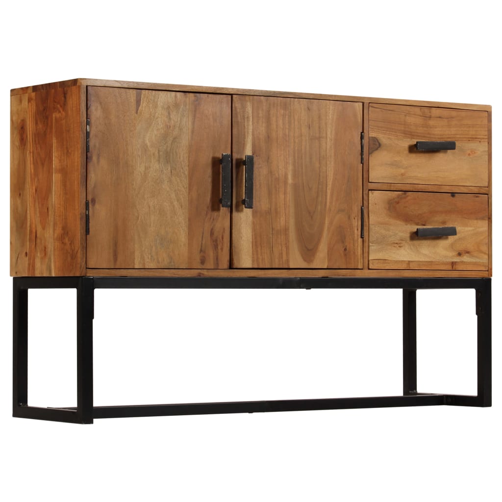 Braunes Buffet 110x30x70 cm Festes Akazieholz