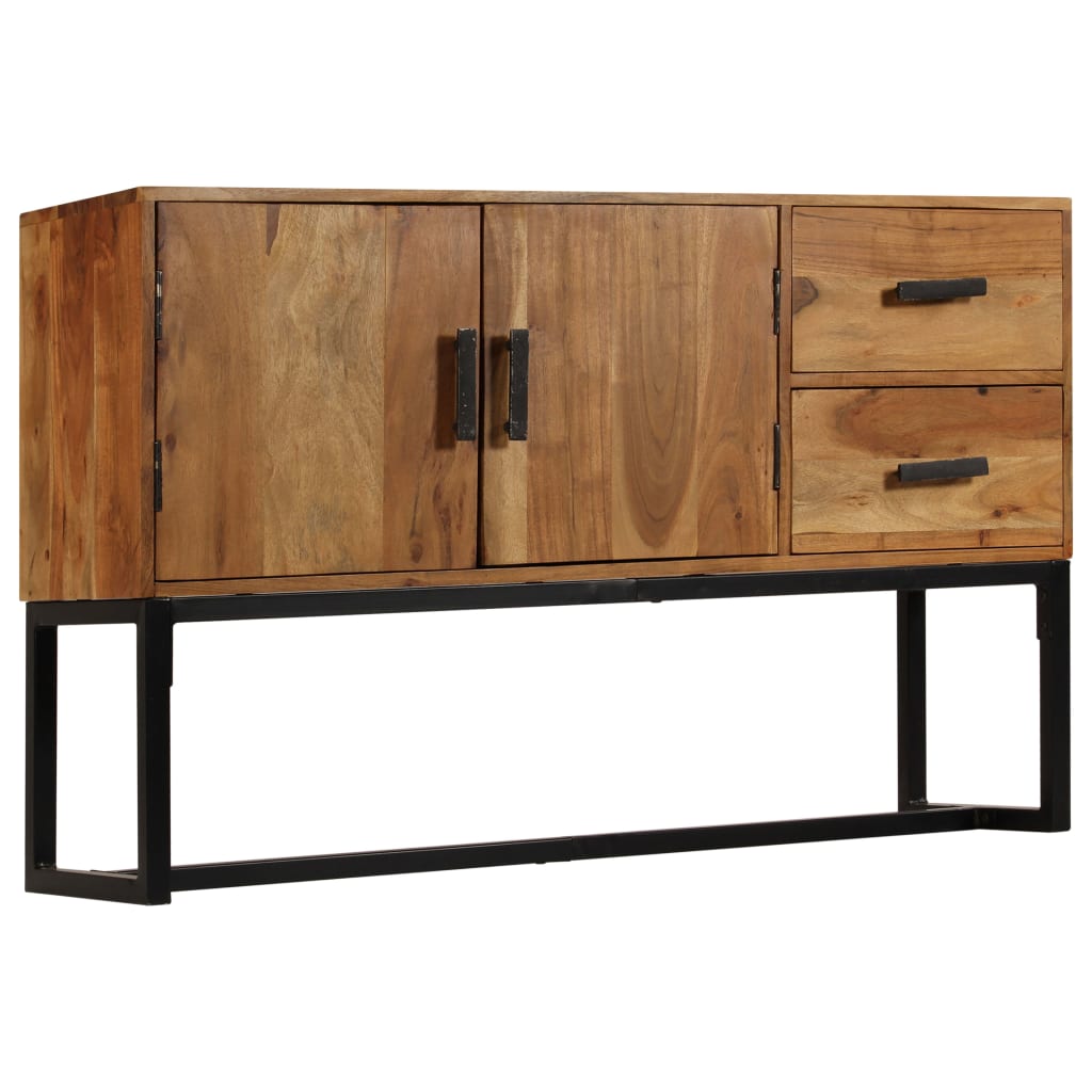 Braunes Buffet 110x30x70 cm Festes Akazieholz