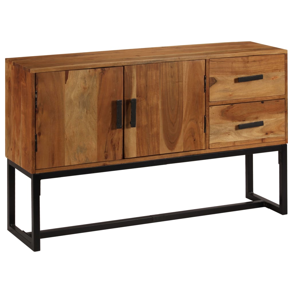 Credenza marrone 110x30x70 cm Legno massello di acacia