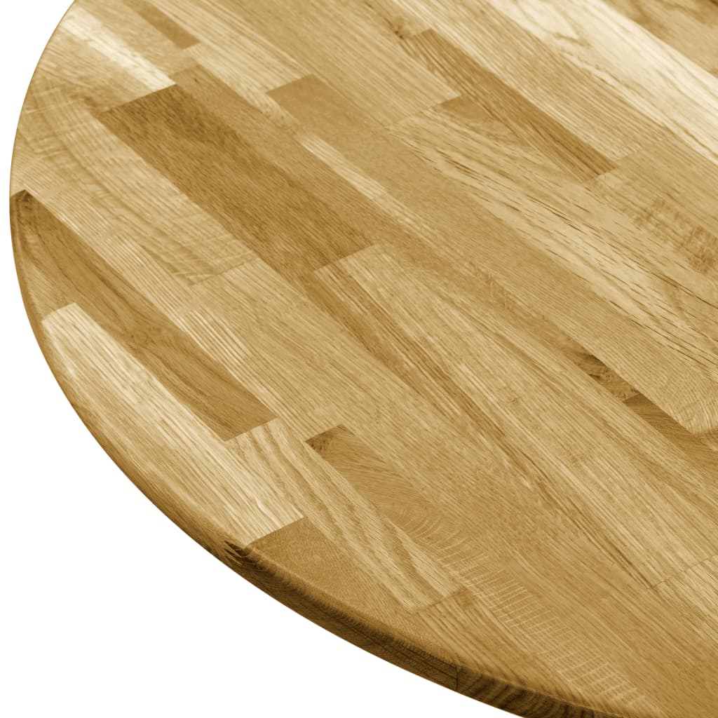 Solid oak wood table top 23 mm 600 mm