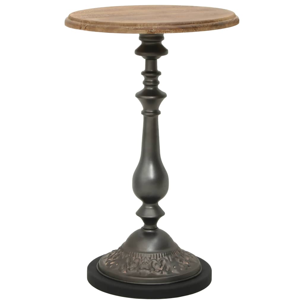 Tavolino in legno massello di abete 40 x 64 cm Marrone