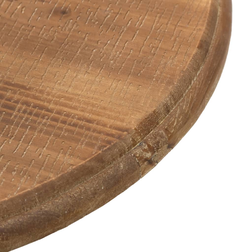 Massives Tannenholz Holz Tisch 40 x 64 cm braun