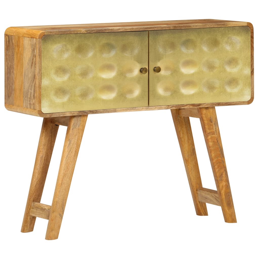 Festes Mangoholzbuffet 90 x 30 x 77 cm