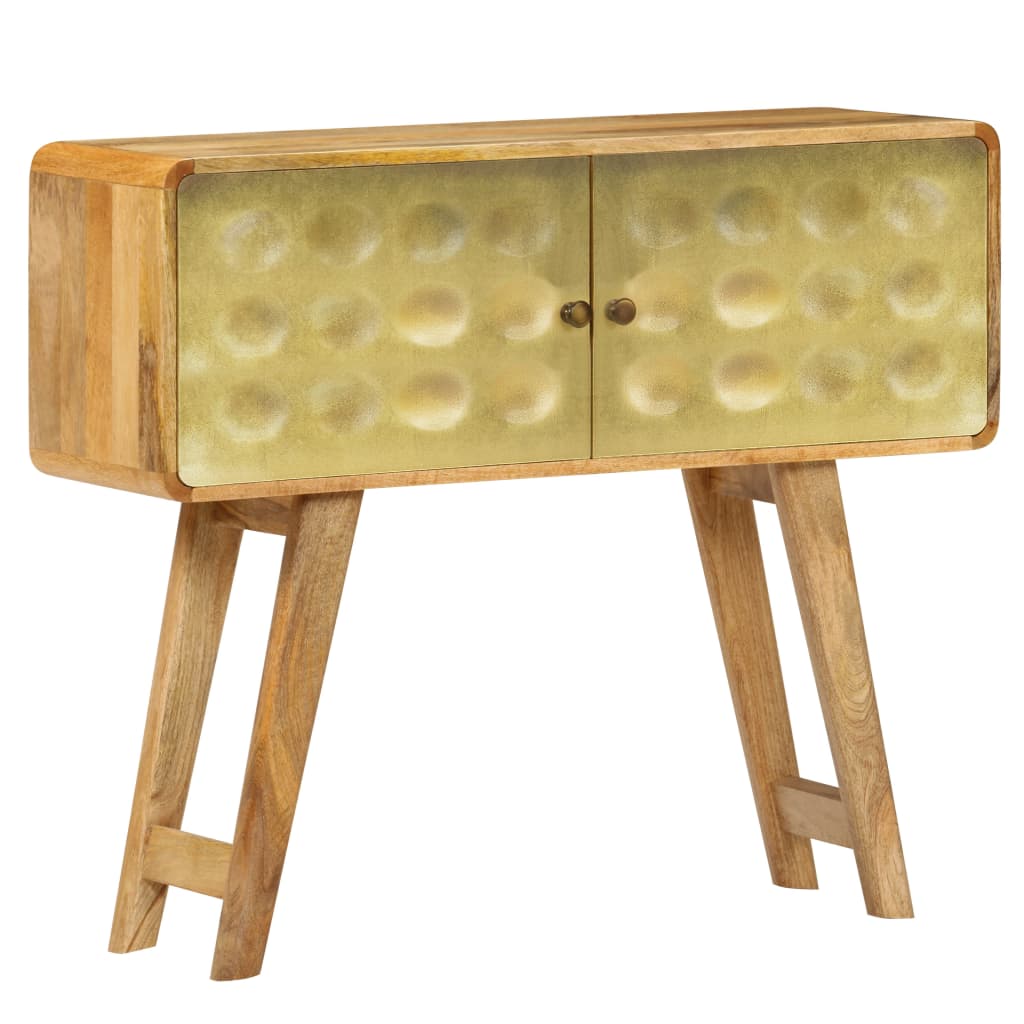 Festes Mangoholzbuffet 90 x 30 x 77 cm