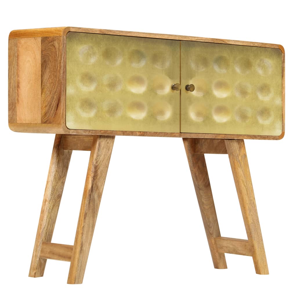 Festes Mangoholzbuffet 90 x 30 x 77 cm