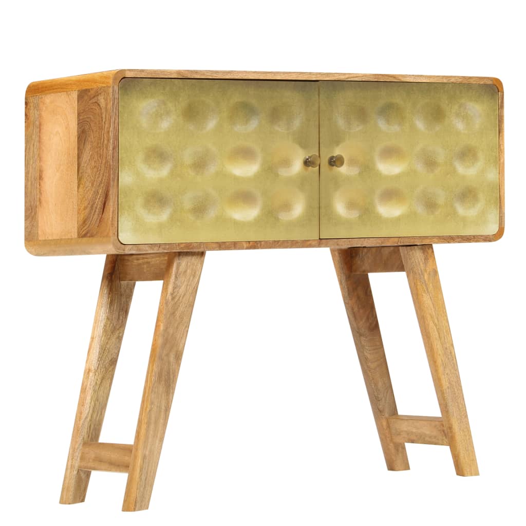 Festes Mangoholzbuffet 90 x 30 x 77 cm