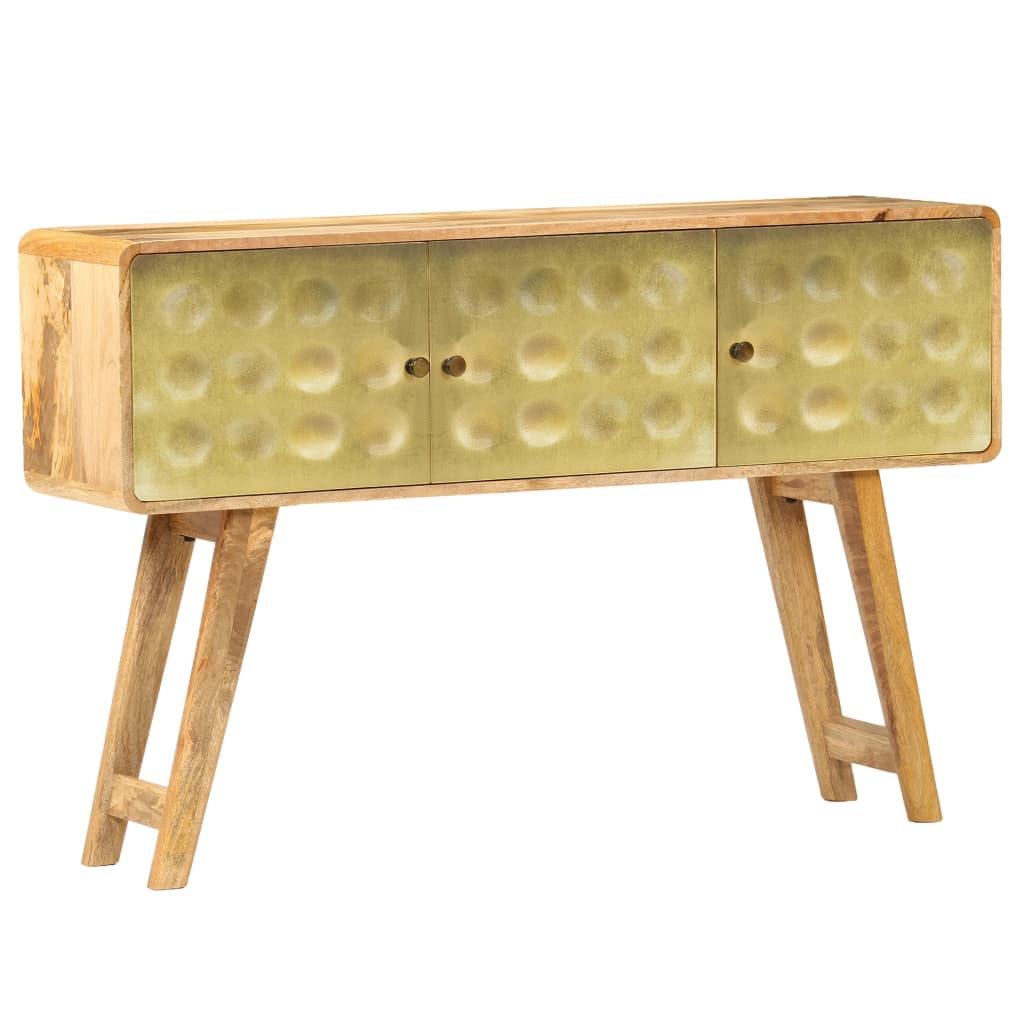 Solid mango wood buffet 120x30x80 cm