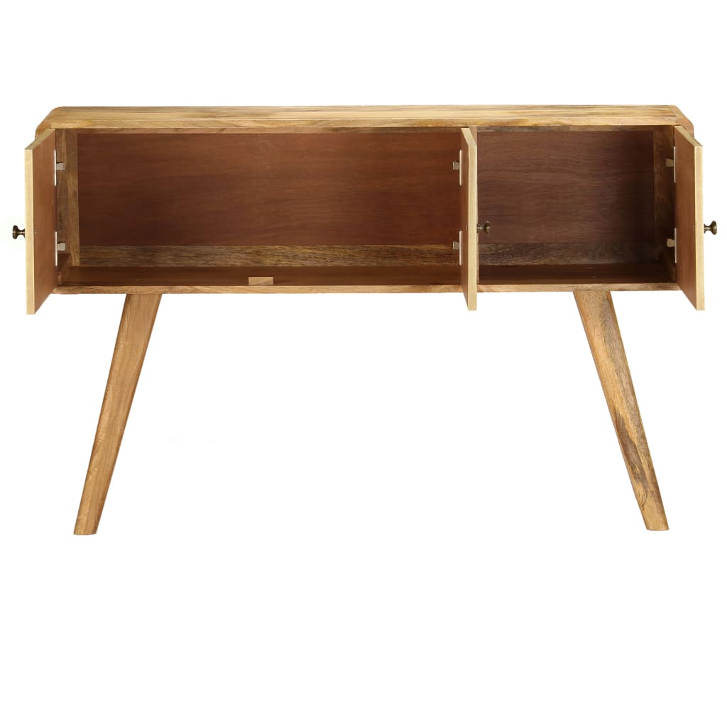 Credenza in legno massello di mango 120x30x80 cm