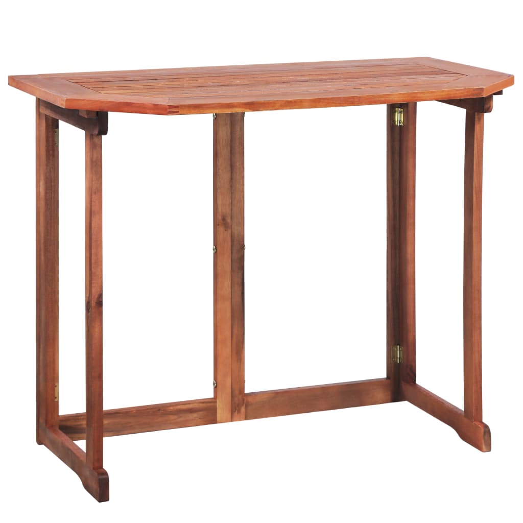 Bistro furniture 2 pcs massive acacia wood