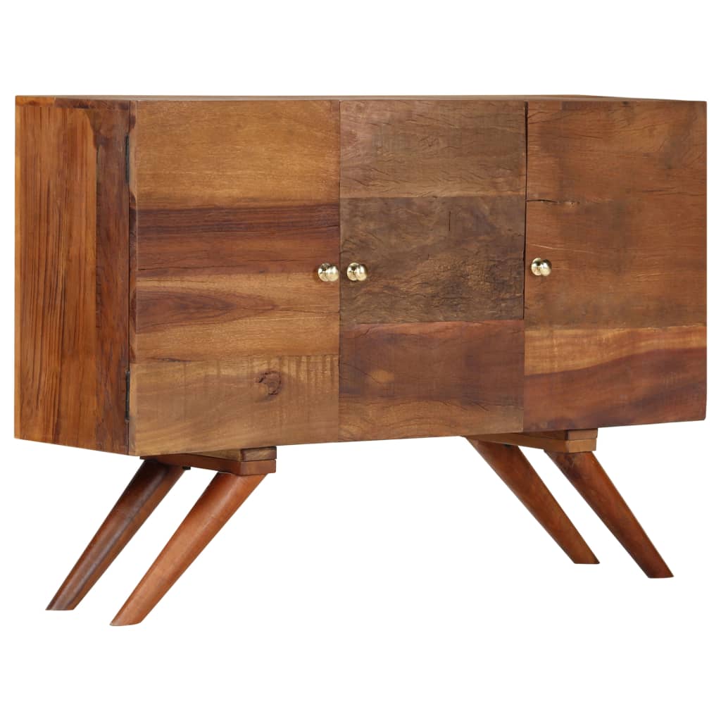 Buffet Bois recyclé massif 110 x 30 x 75 cm Marron