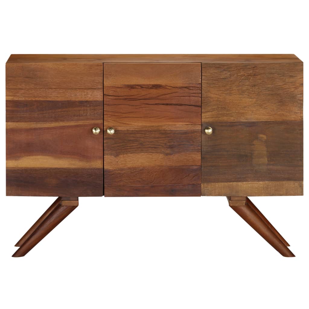 Buffet Bois recyclé massif 110 x 30 x 75 cm Marron