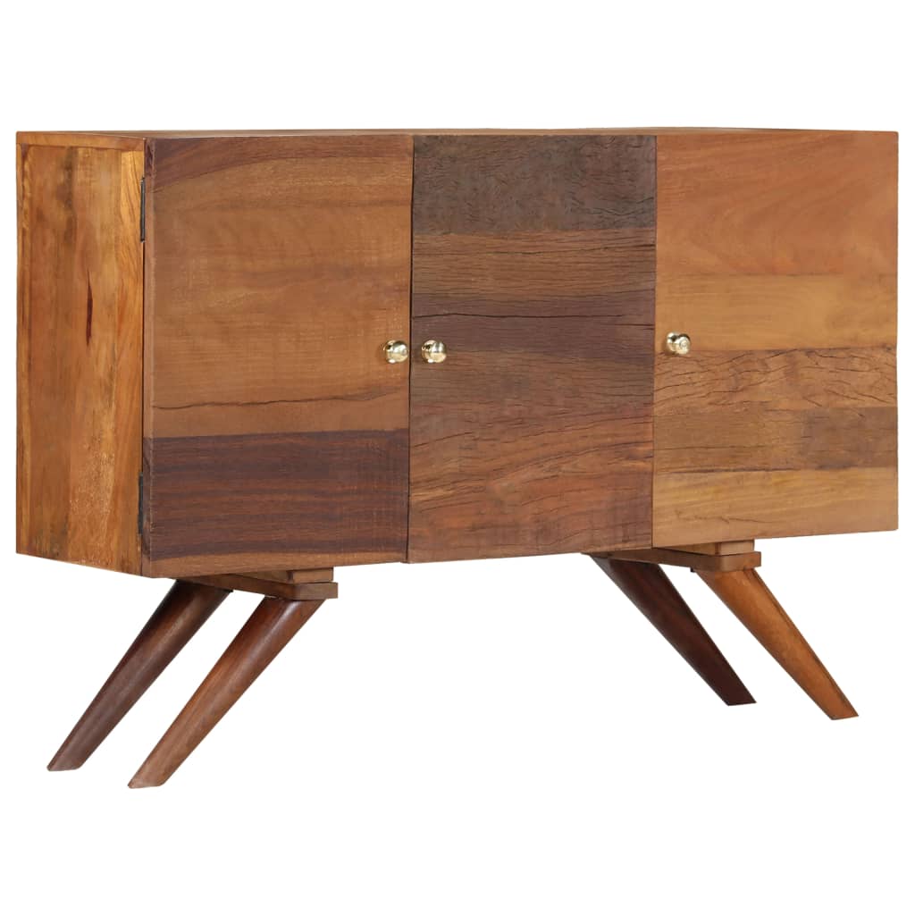 Buffet Bois recyclé massif 110 x 30 x 75 cm Marron