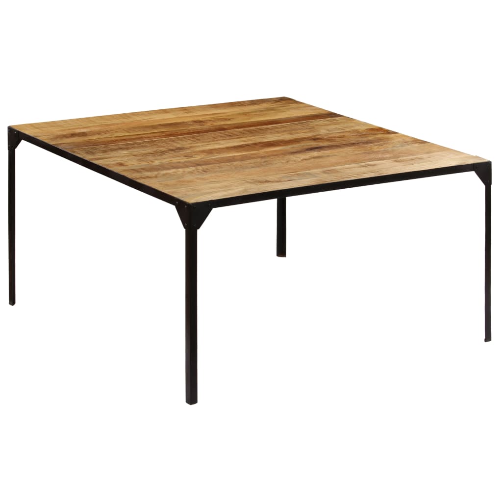 Dining table 140x140x76 cm Solid mango wood