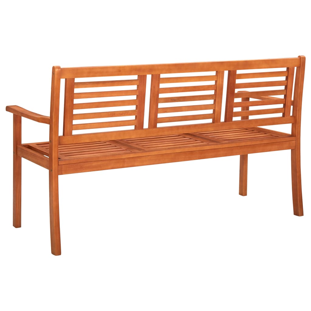 3 -seater garden bench 150 cm Solid eucalyptus wood