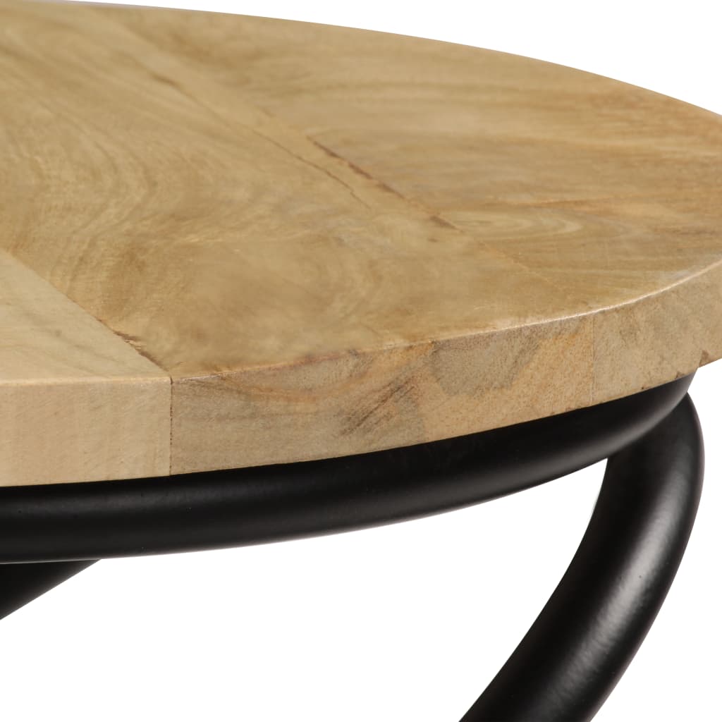 Solid mango wood auxiliary table 40x50 cm