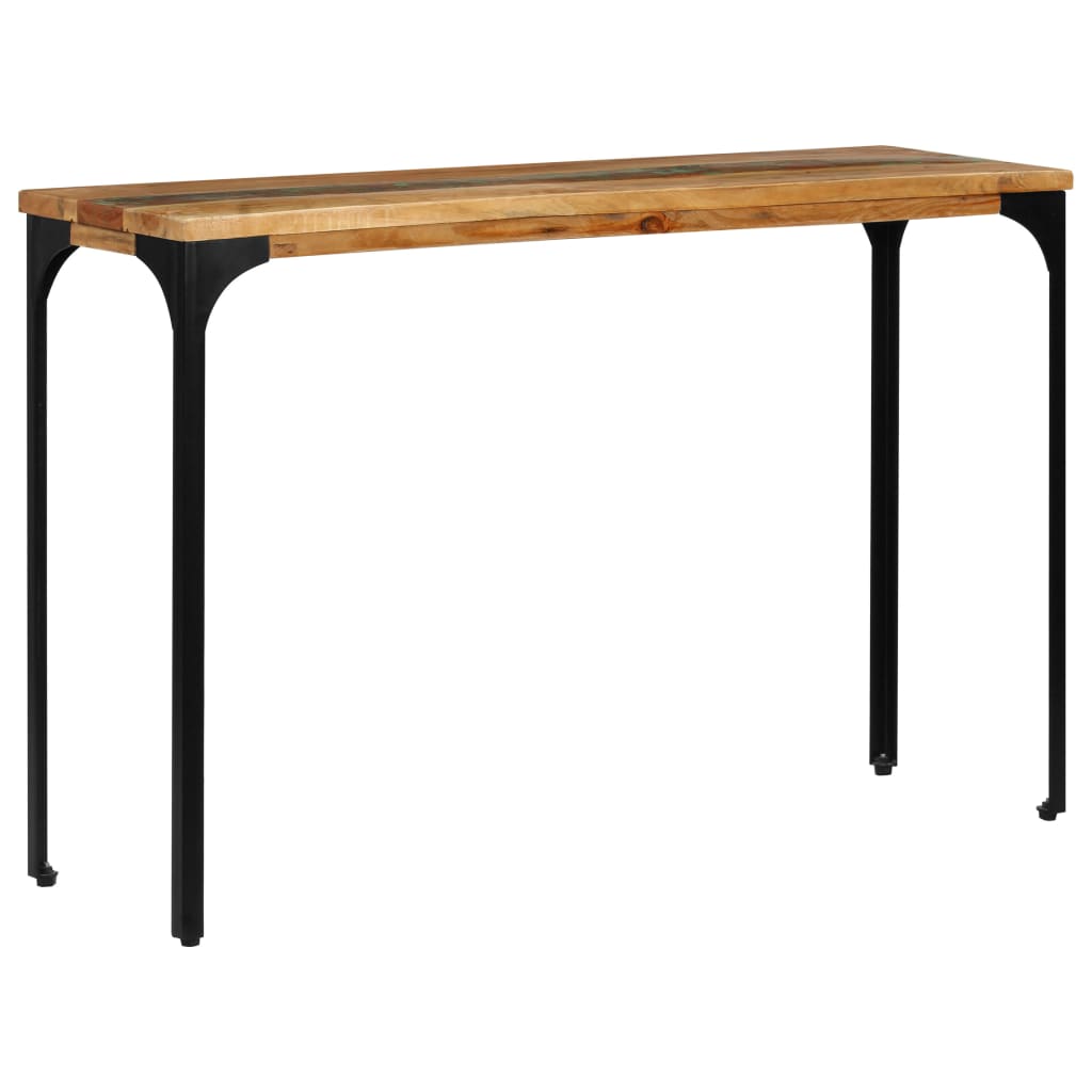Console table 120 x 35 x 76 cm solid recovery wood