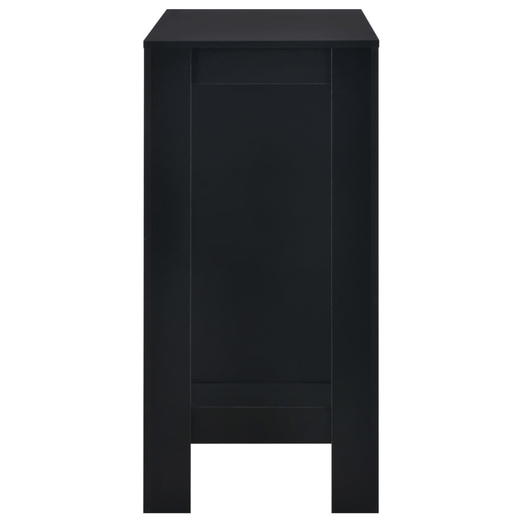 Bar table with black shelf 110x50x103 cm