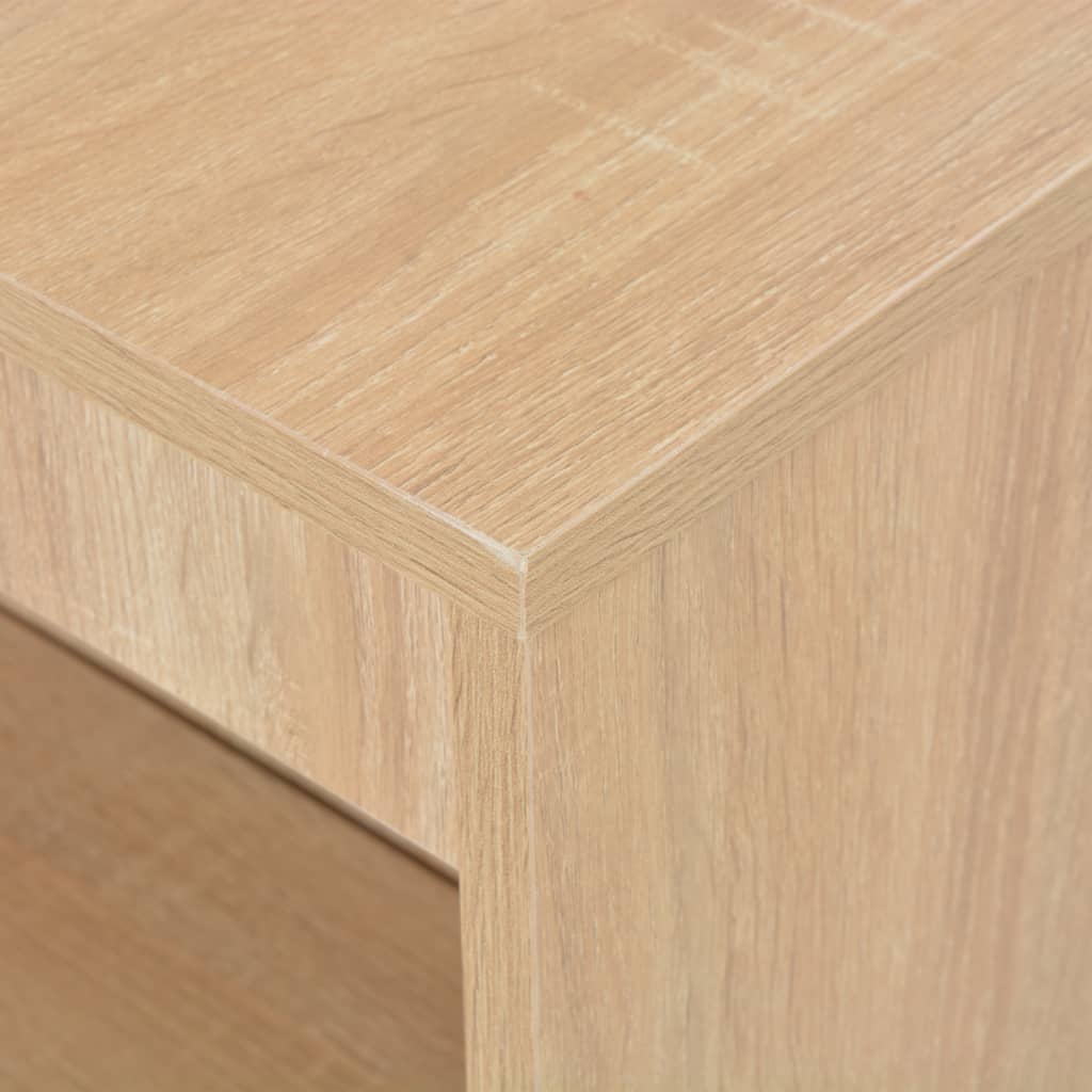 Bar table with oak shelf 110x50x103 cm