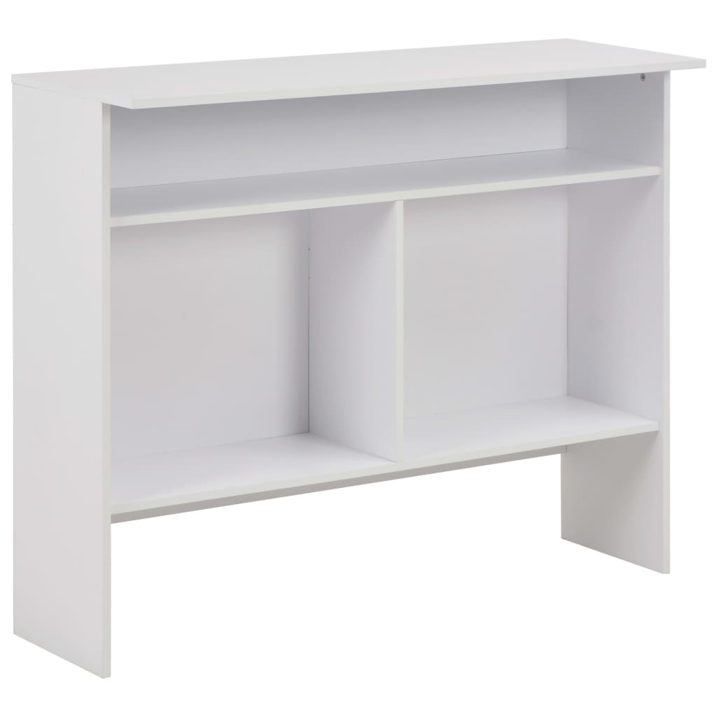 Bar table with 2 white table top 130 x 40 x 120 cm