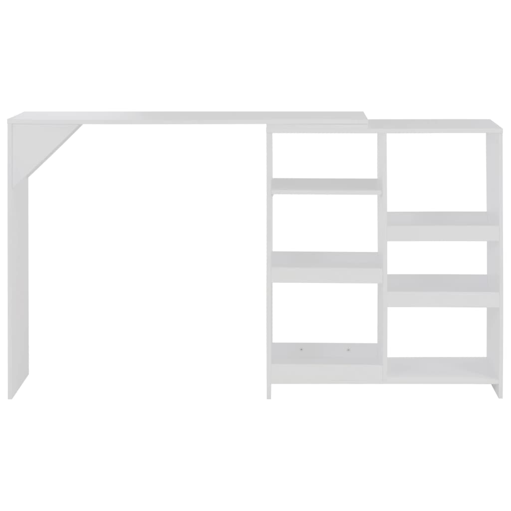 Tabella a barre con compressa bianca rimovibile 138x39x110 cm