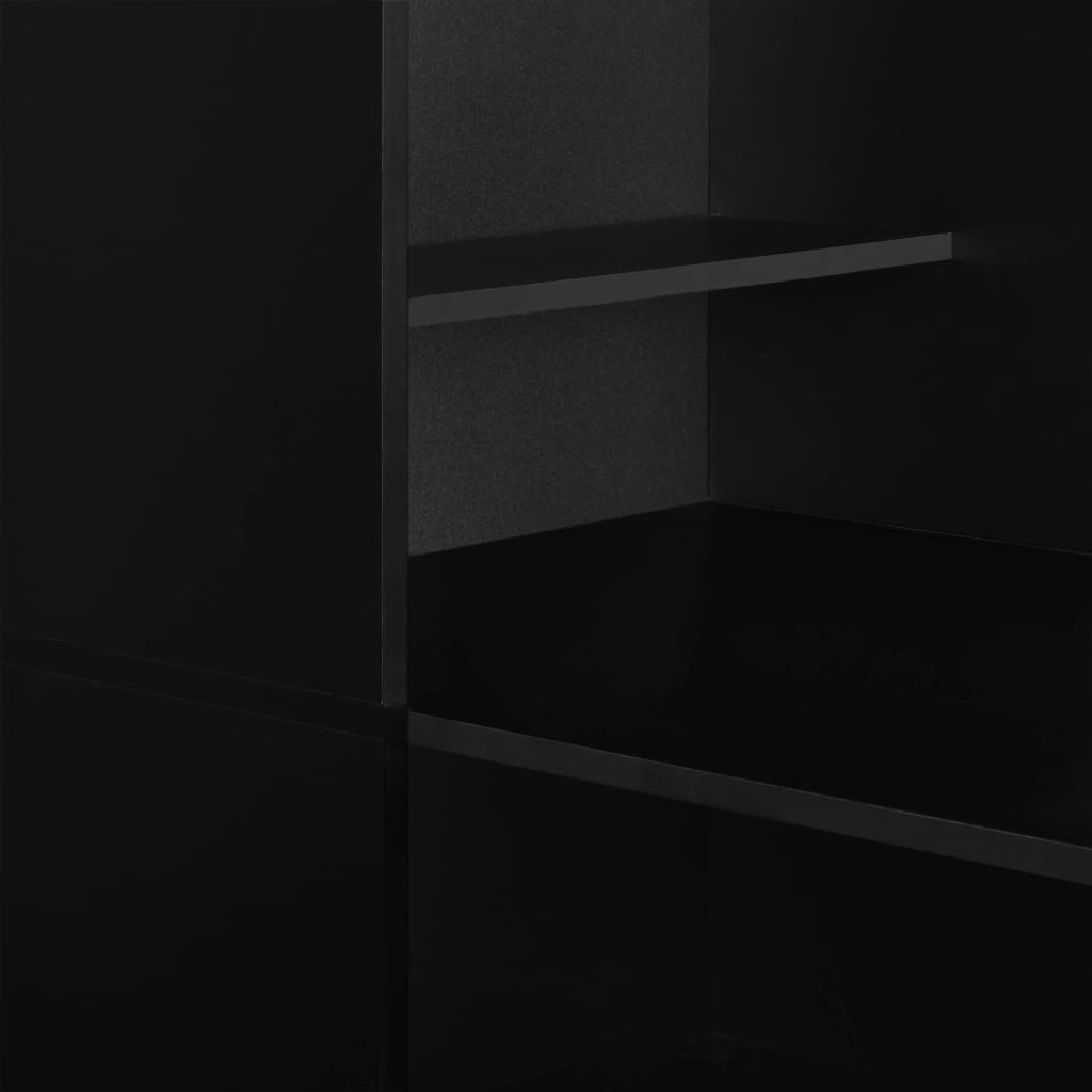 Table de bar avec armoire Noir 115 x 59 x 200 cm