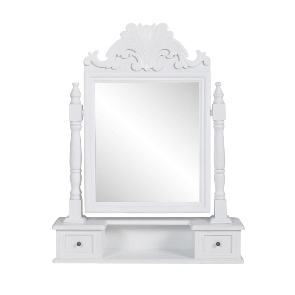 Dimple with rectangular swivel mirror MDF