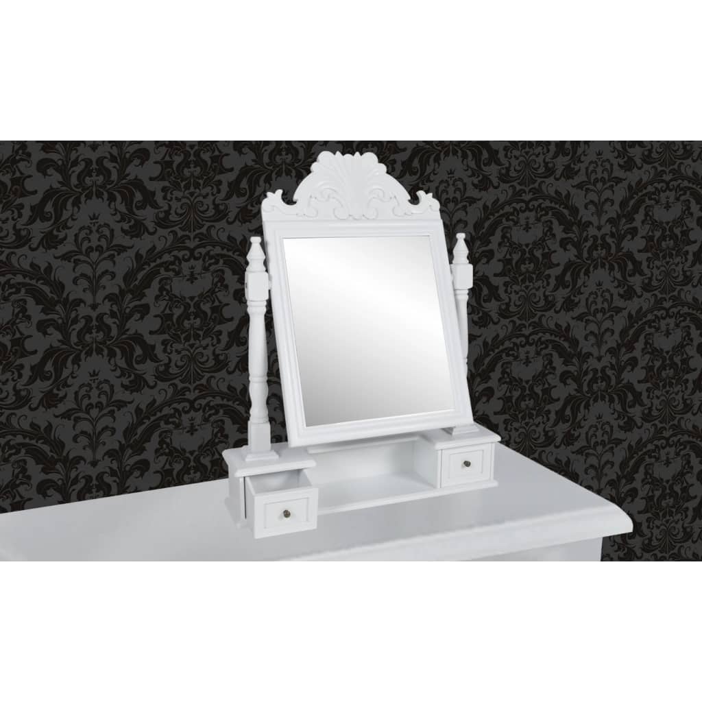 Dimple with rectangular swivel mirror MDF