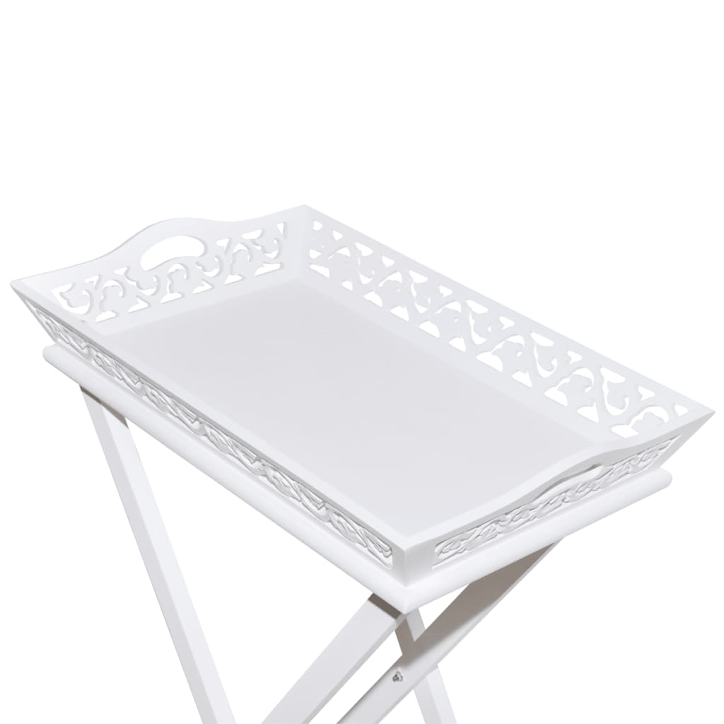 Appoint table with white tray