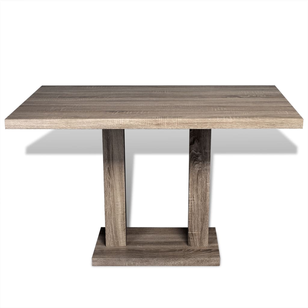 MDF dining table aspect of oak