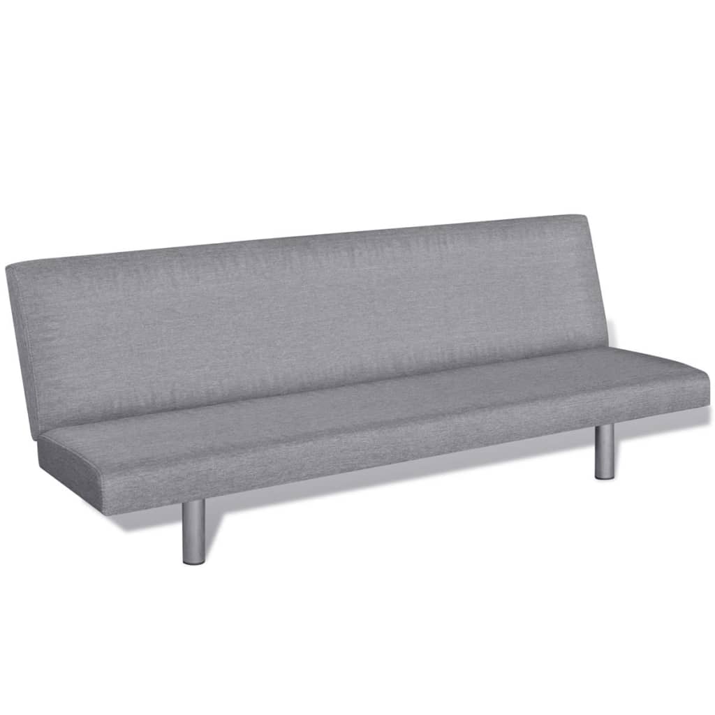 Polyester light gray sofa bed
