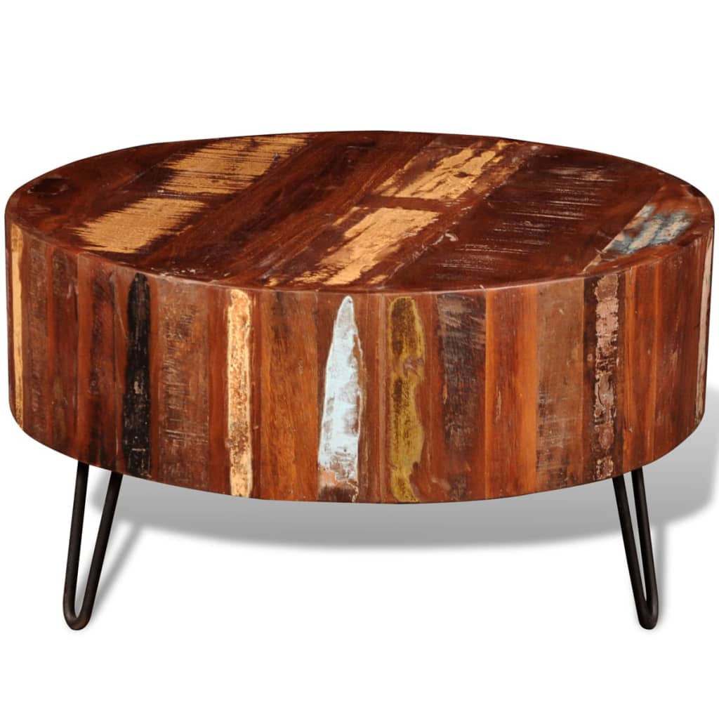 Tavolo in legno in legno di recupero solido