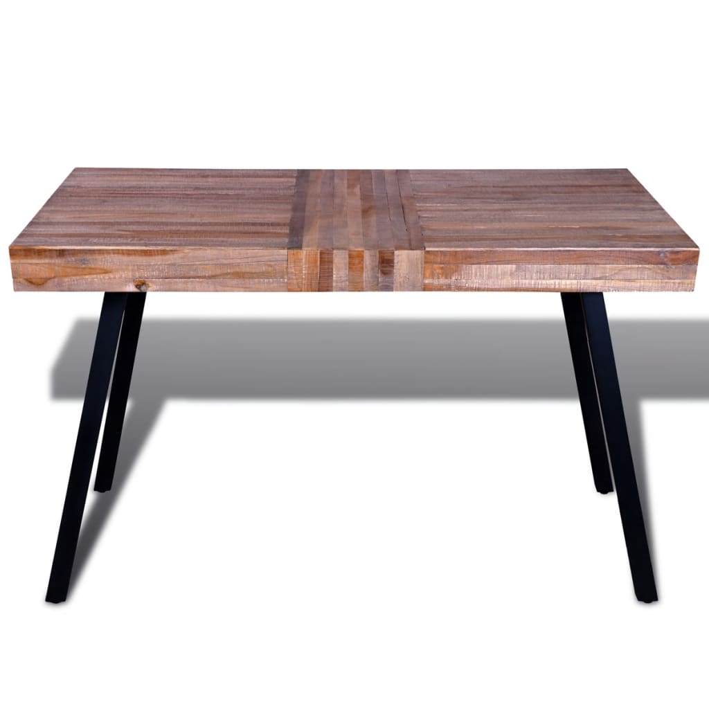 Recycled teak table