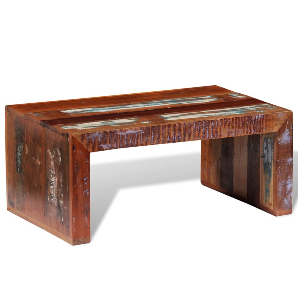 Tavolino in legno riciclato