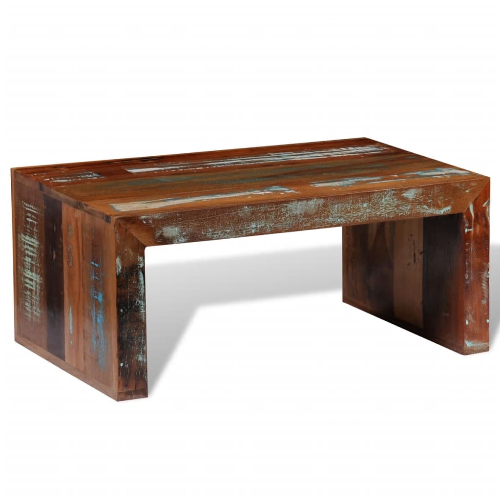 Tavolino in legno riciclato