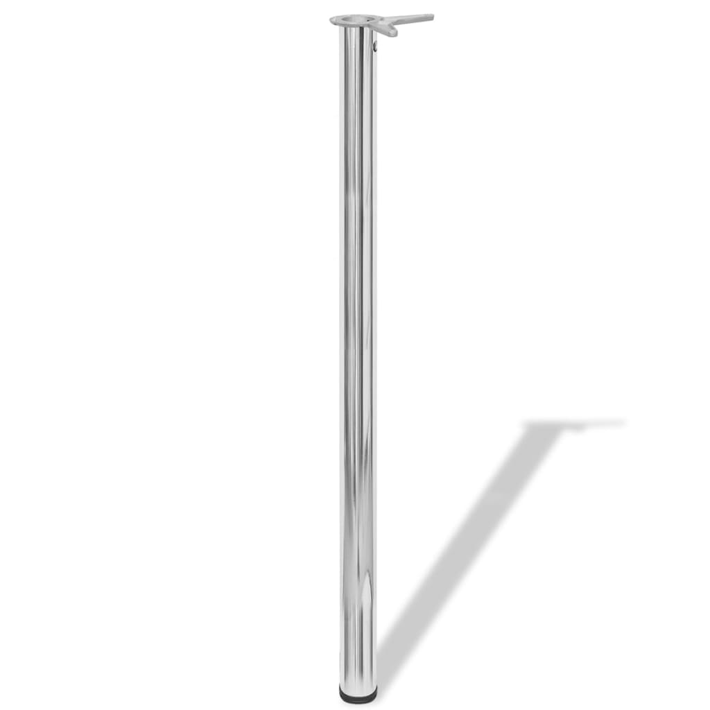 4 tablet adjustable in height 1100 mm chrome
