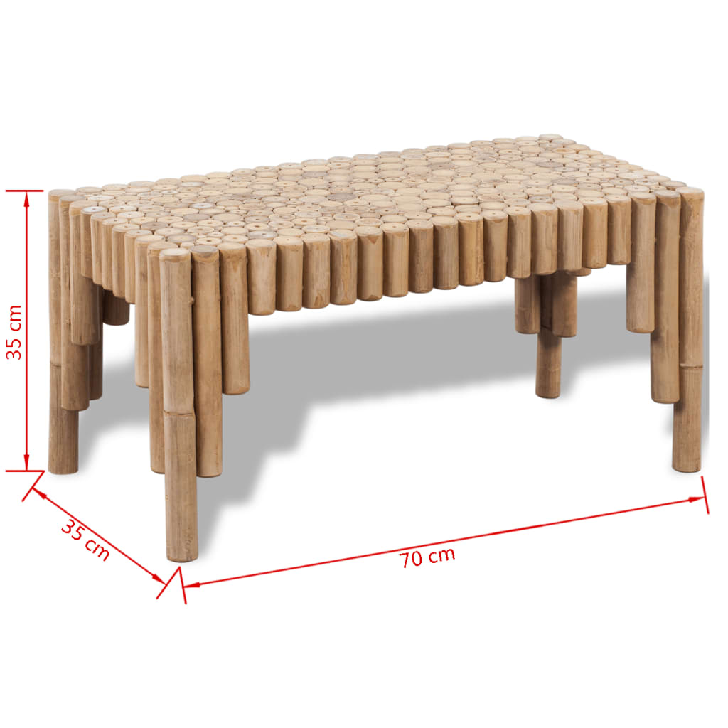 Tavolino in bambù